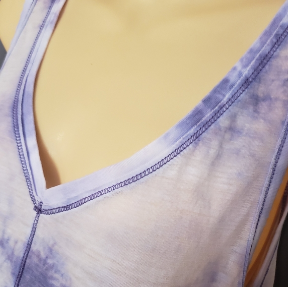 🆕️ Calvin Klein Performance Purple Sheer Tank top - Picture 3 of 5